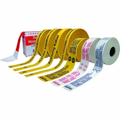 Produktbild von Cellpack 145862, Schwarz, Gelb, Polyethylen, 250 m, 40 mm