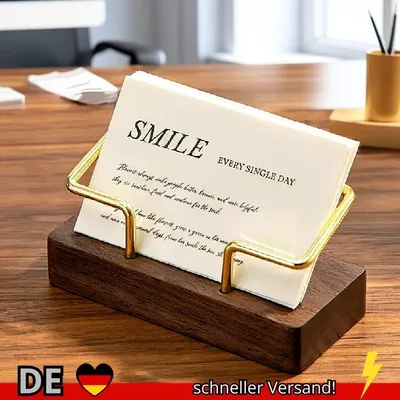 Produktbild von Visitenkartenhalter Organizer Büro Schreibtisch Display Ständer Memo Zähler