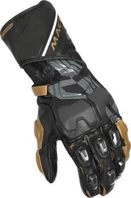 Image de Gants de moto Macna Powertrack, noir/or, 3XL