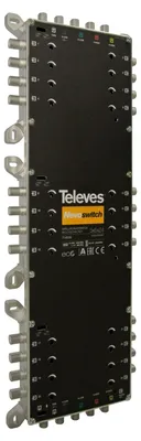 Immagine prodotto di Televes Multischalter in ghisa 5 in 24 NEVO in cascata, alimentato dal ricevitore MS524C