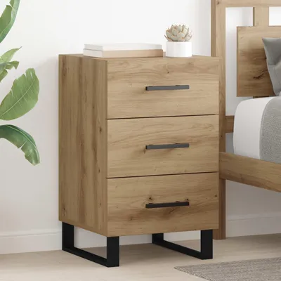 Produktbild von vidaXL Nachttisch Artisan-Eiche 40 x 40 x 66 cm Holzwerkstoff