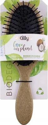 Produktbild von KillyS Ovale Haarbürste mit Kunststoffborsten und Naturgriff