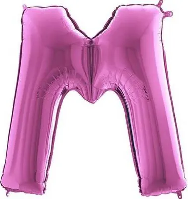 Obrázek produktu pro Nafukovací balónek písmeno M růžové 102 cm