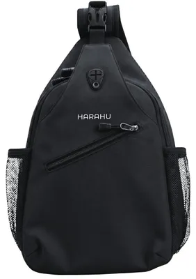 Zdjęcie produktu dla Męska Torba Crossbody HARAHU Signature - Czarna KP40317