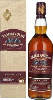 Produktbild von Tamnavulin Red Wine Cask Edition - German Pinot Noir Cask - Single Malt Scotch Whisky