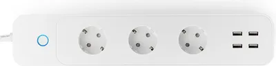 Produktbild von Caliber Smart Socket mit USB - Switch - App -Betrieb - Google Home, Amazon Alexa und Siri (HWP303U)