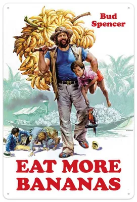 Produktbild von Bud Spencer Blechschild Banana Joe 20 x 30 cm