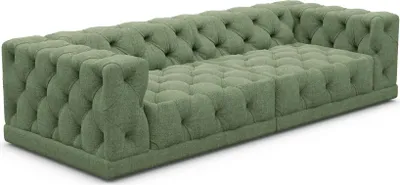 Produktbild von Strukturstoff 4-Sitzer Couch Meliva Grün