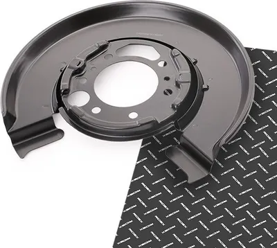 Produktbild von RIDEX Spritzblech Bremsscheibe passend für MERCEDES-BENZ G-Klasse SUV (W463) Hinten Links 1330S0193 Ankerblech