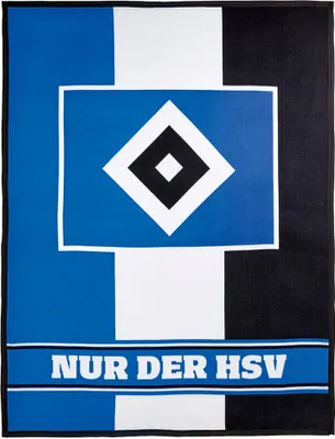 Produktbild von Hamburger SV HSV Fleecedecke Blockstreifen 150x200cm