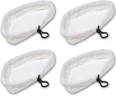 Ersatztücher Dampfbesen 4er-Pack, dreieckige Mikrofaserpads