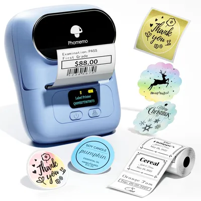 Immagine prodotto di Stampante per etichette termica - Bluetooth 4.2 - Portatile - Stampa 20-50 mm - Nera