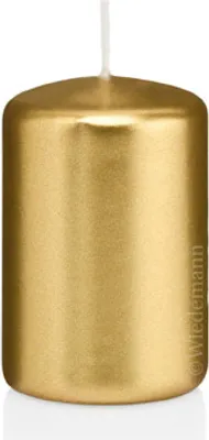 Produktbild von Stumpenkerzen Gold Ø 48 x 80 mm, 8 Stück