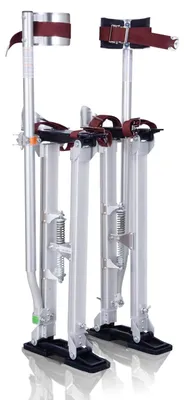 Trockenbau-Stelzen Aluminium höhenverstellbar 45,72-76,2 cm Silber