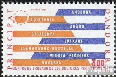 Produktbild von Briefmarken Andorra - Französische Post 1984 Mi 354 (kompl.Ausg.) postfrisch Begegnungszentrum