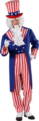 Produktbild von MR. AMERICA (Frack, Hemd mit Jabot,Hosen, Hut) S