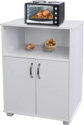 Produktbild von Küchenschrank Serie Blanca Weiß mit Regalfächern 60x80x40 cm (BxHxT)