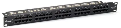 Produktbild von Equip 19" Patchpanel 50xRJ45 Cat3  UTP 1U       ISDN RAL9005