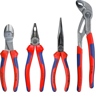 Imagen del producto de Juego de alicates KNIPEX, modelo Basic Chrom