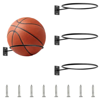 Produktbild von Wandhalterung Set von 3 für verschiedene Sportbälle