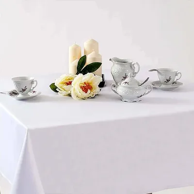 Immagine prodotto di Tovaglia Laura Bianco 140x220 cm