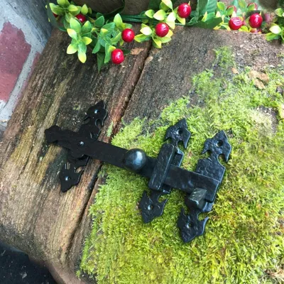 Produktbild von Torriegel für Gartentor Überwurf Riegel antik - Überwurfriegel Tore Fallriegel