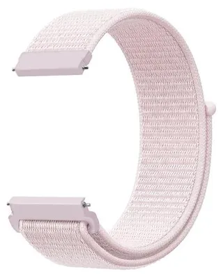Produktbild von By Qubix Sport Loop Nylonarmband - Hellrosa - passend für Samsung Galaxy Watch - 42 mm