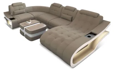 Produktbild von Stoff Wohnlandschaft Elegante U-Form