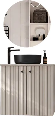 Produktbild von Badmöbel Set ASTO MINI kaschmir