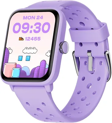 Produktbild von Smartwatch Kinderuhr ohne App und Handy, Fitness Tracker Uhr, Digitale Fitnessuhr mit Schrittzähler, 5ATM Wasserdicht, Schlafmonitor, Alarm