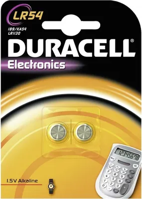Produktbild von Duracell - Batterie Duracell LR54 Alkaline | Blasen Sie ein 2 Stück | 10 Stück