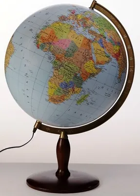 Obrázok produktu pre Osvetlený politicko-fyzikálny glóbus 42 cm