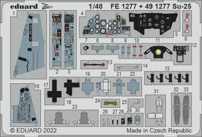 Produktbild von Eduard Accessories 491277 - 1:48 Su-25 - Neu