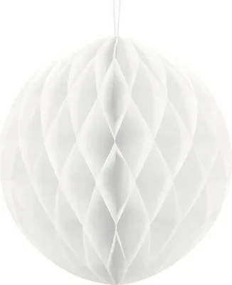 Obrázek produktu pro Voštinová koule bílá 30 cm