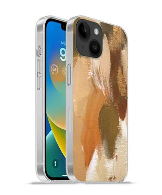 Produktbild von MuchoWow® Handyhülle Schutzhülle Hülle für Apple iPhone 14 - Softcase Farbe - Orange - Grün Silikon Softcase Handy Hülle - Mobiltelefonhülle