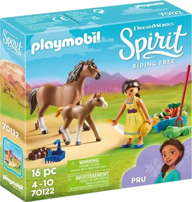 Produktbild von PLAYMOBIL Spirit 70122 Pru mit Pferd und Fohlen