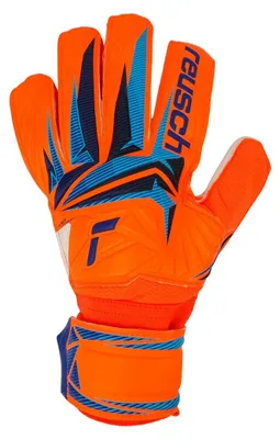 Imagen del producto de Reusch - Guantes de portero "Attrakt Solid World Cup" unisex para hombre/mujer, modelo SX1403 (talla 9,5) (naranja)