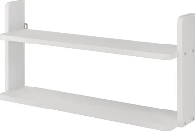 Produktbild von Weißes Regal Wandregal Bücherbord Bücherregal Kiefer massiv für Etagenbetten 90.26-0 W