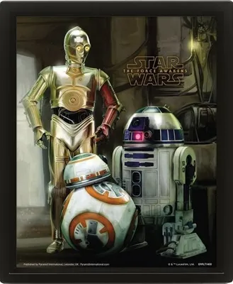 Obrázek produktu pro 3D obraz Star Wars (Droids)