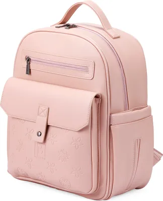 Produktbild von Brisby Venezia Rucksack – Kunstleder – Wasserabweisend – Laptopfach (16 Zoll) – Rosa