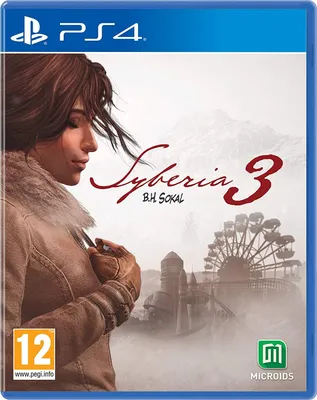 The cover art for the video game Syberia 3 for PlayStation 4.