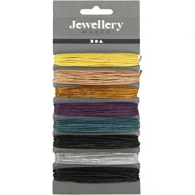 Image de Creativ Company CC Kit de ficelle en coton 1 mm Multi 8x5 m
