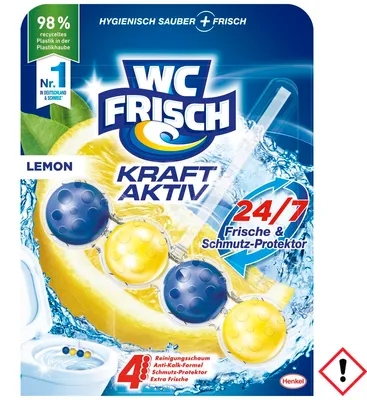 Obrázek produktu pro WC Frisch 4015000969468 KRAFT AKTIV Osvěžovač toalet Citron