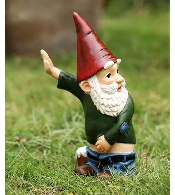 Immagine prodotto di Gnom da giardino divertente, ideale per interni ed esterni