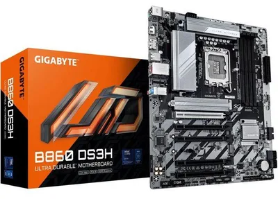 Image de Carte Mère GIGABYTE B860 DS3H, Format ATX, Chipset Intel B860, DDR5