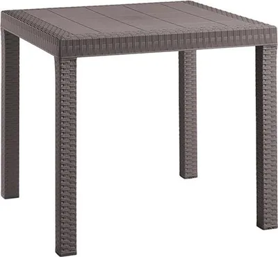 Produktbild von Leziter Diana Kunststoff-Gartentisch Cappuccino
