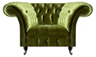 Produktbild von Möbel Wohnzimmer Design Sessel Polstermöbel Textil Sitz Chesterfield