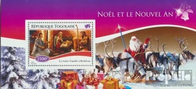 Produktbild von Briefmarken Togo 2014 Mi Block 1118 (kompl. Ausgabe) postfrisch Weihnachten