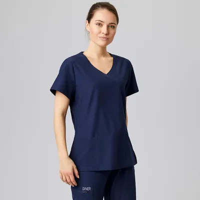 Produktbild von Sportsline Damen Kasack, navy, S : S : navy : 94% Recycling-Polyester 6% Elasthan