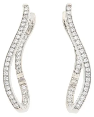 Produktbild von Creolen Silber 925 mit Zirkonia JL20-06-1127 JuwelmaLux